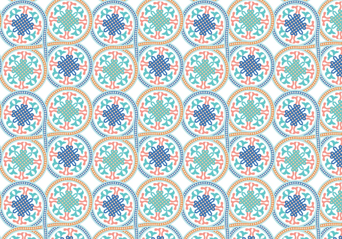 Circle Moroccan Pattern Background Vector Free Vector and Free SVG