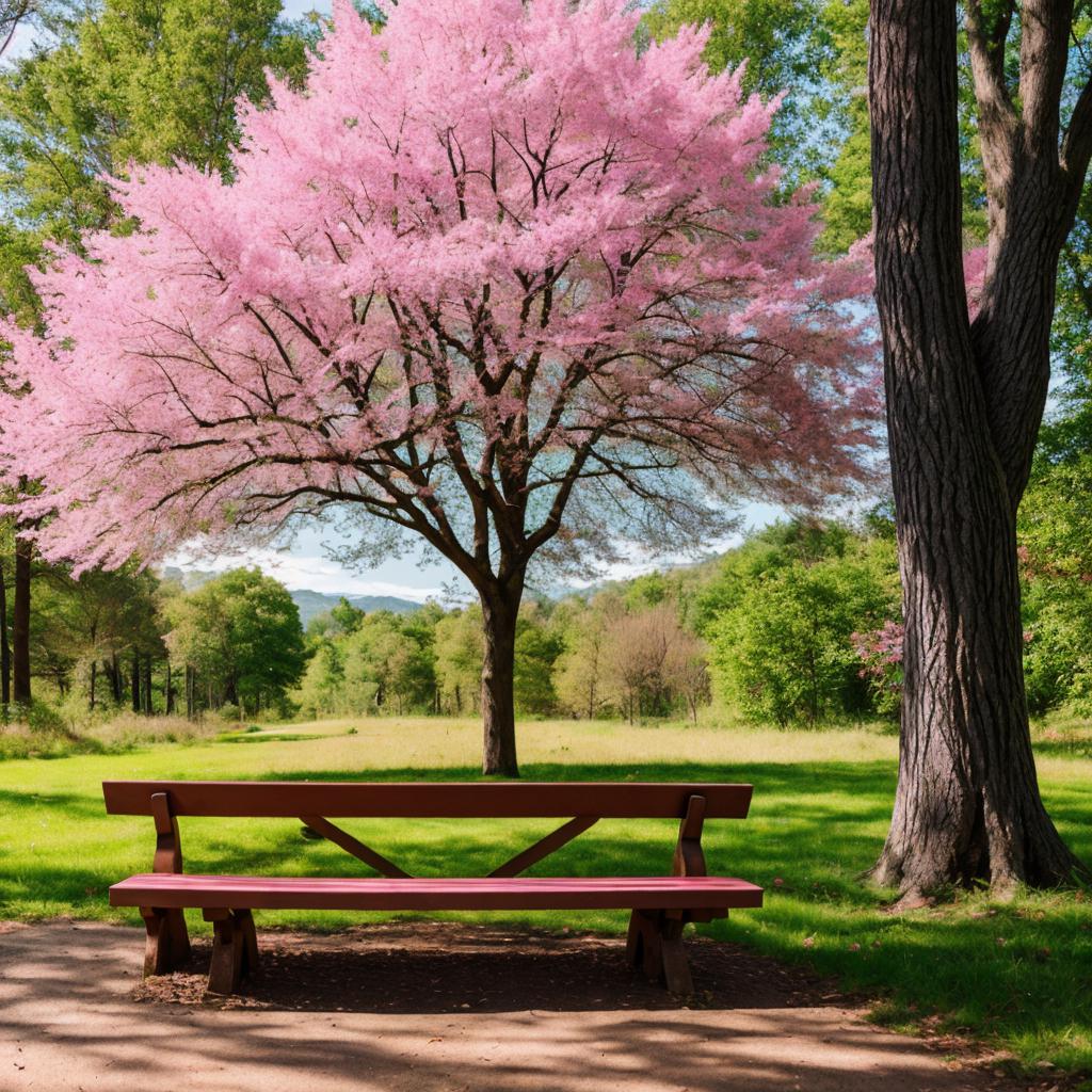 Fond forêt avec arbre by @ai_generated