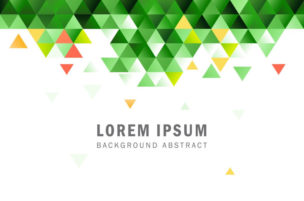 background green colorful triangle liquid geometric abstract design Free Vector