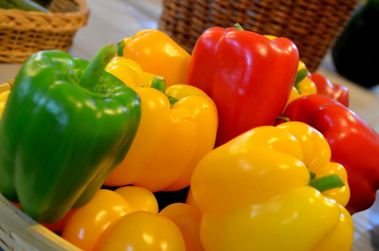 Different Bell Peppers Stock Free