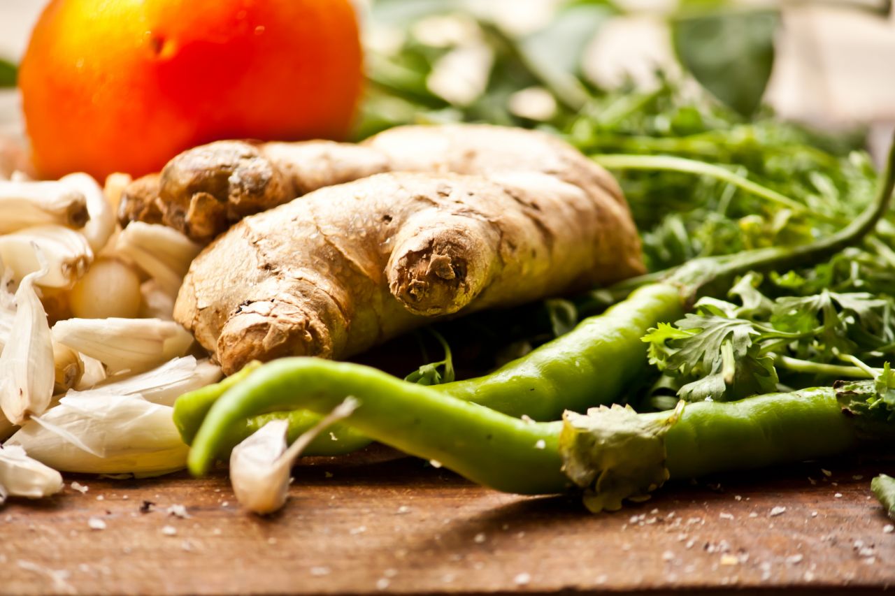 Ginger And Chilly Stock Free