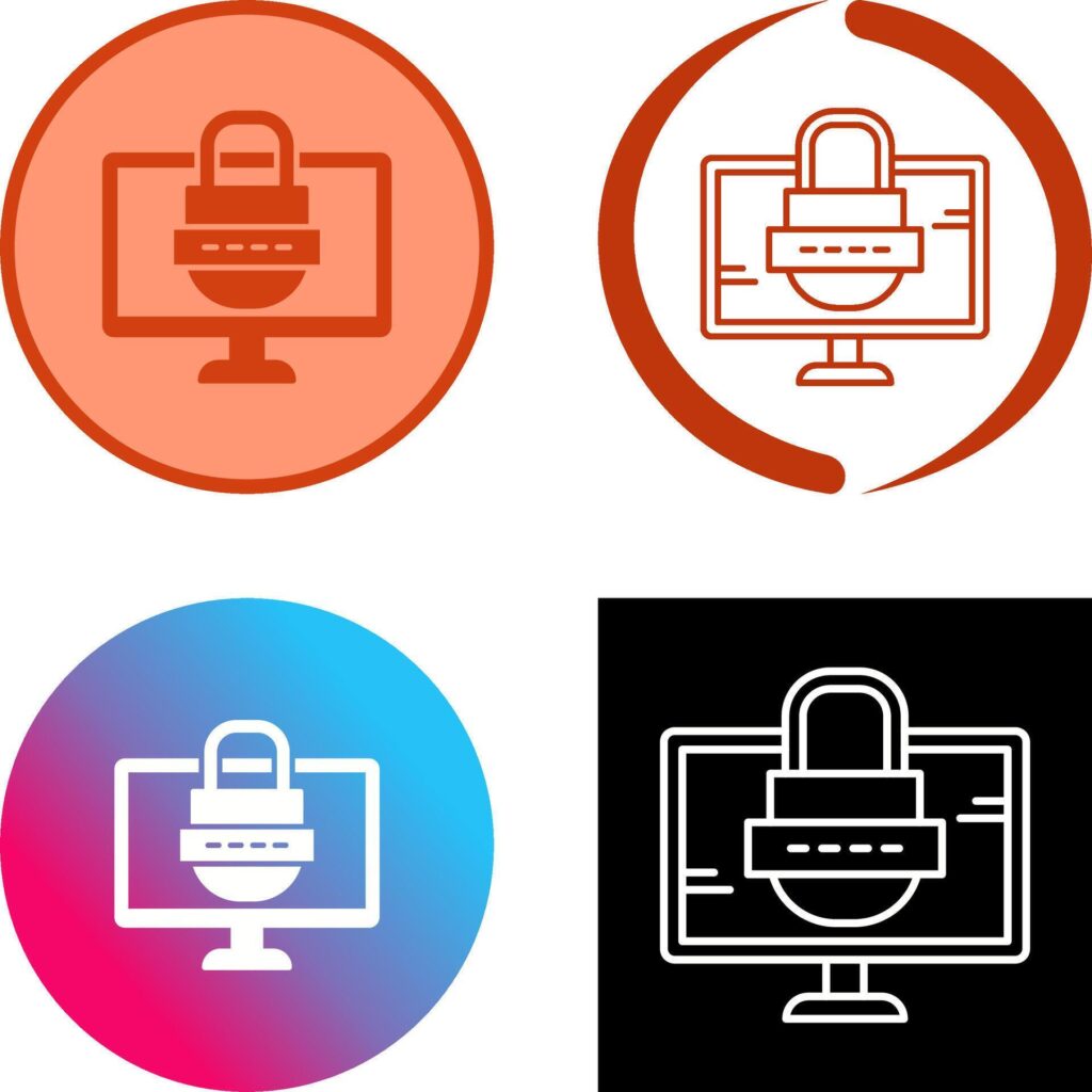 Password Icon Design Stock Free