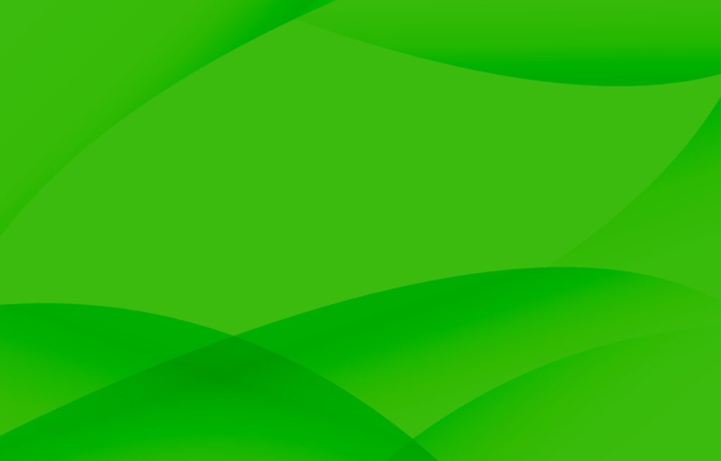 Green abstract background with waves Free Vector