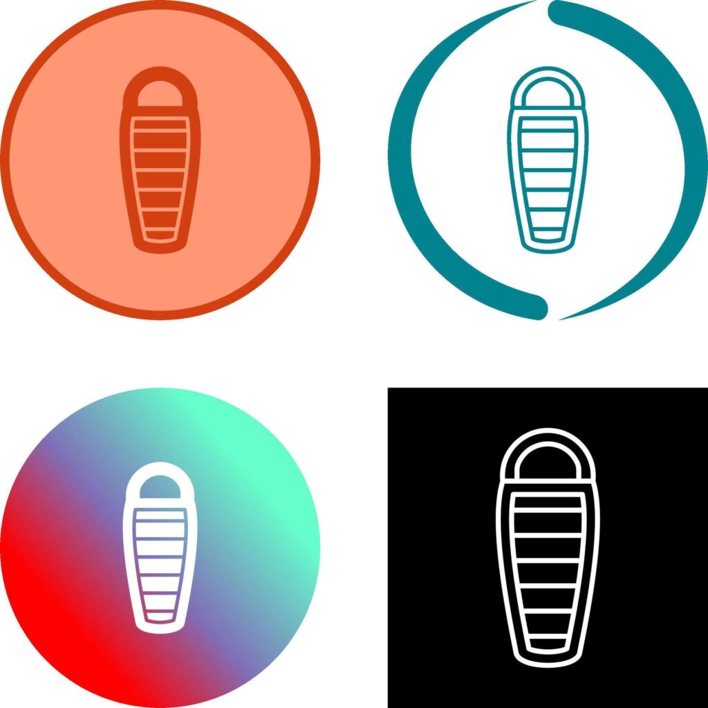 Sleeping Bag Icon Design Stock Free