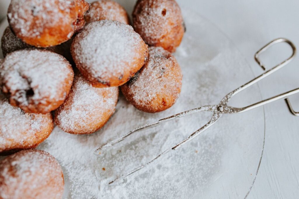 Pączki – Traditional polish doughnuts Stock Free