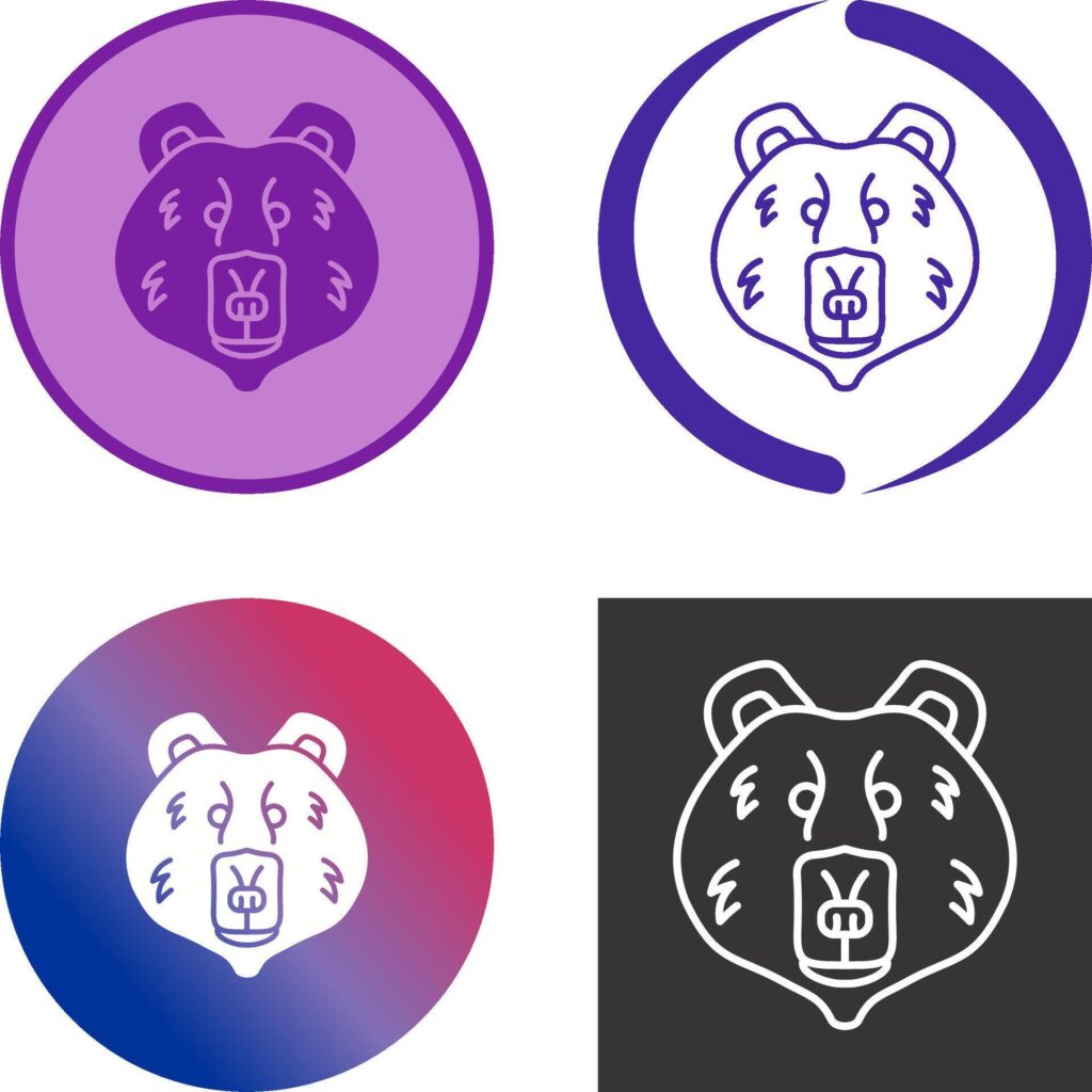 Polar Bear Icon Design Stock Free