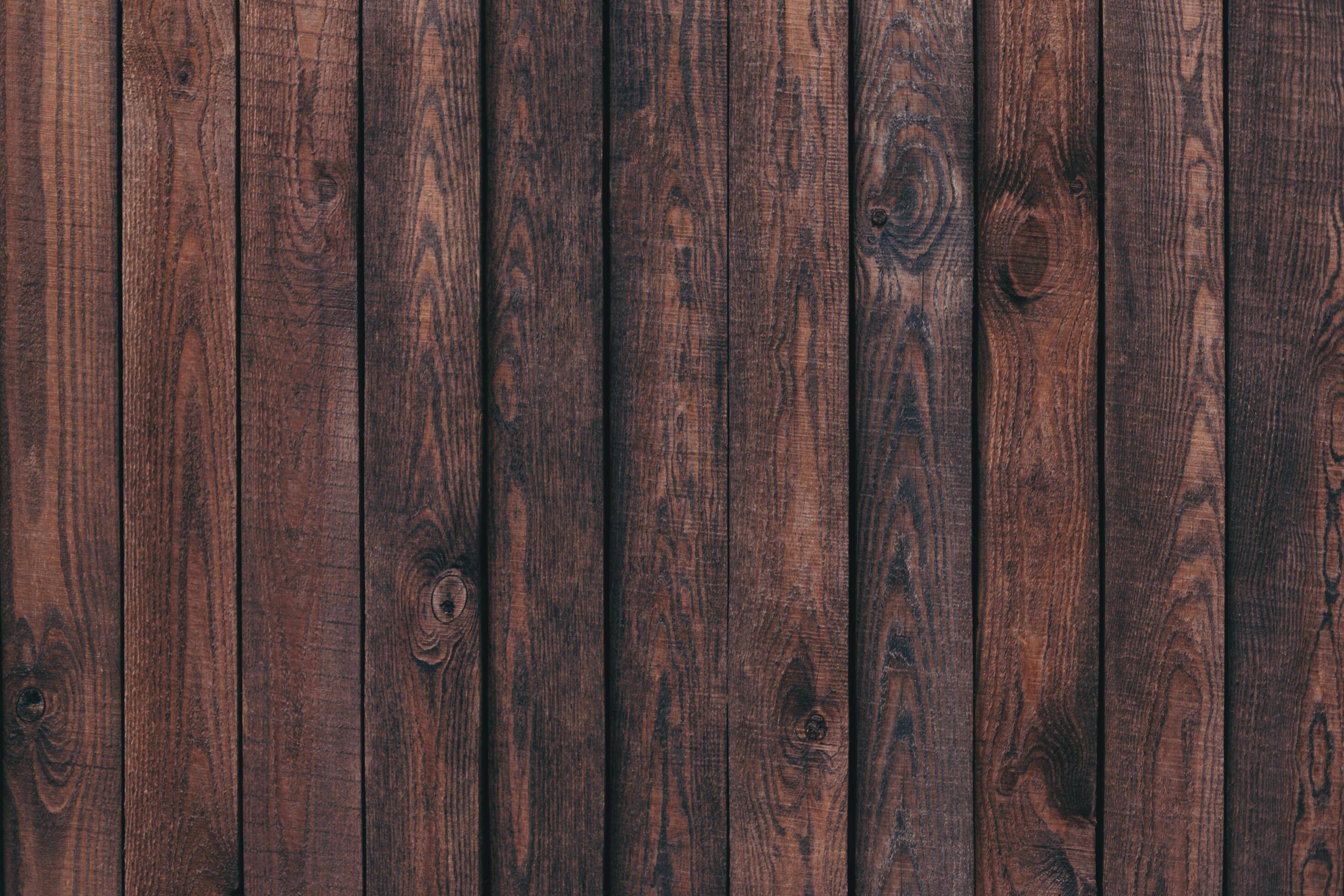 Dark brown wood texture or background. Stock Free