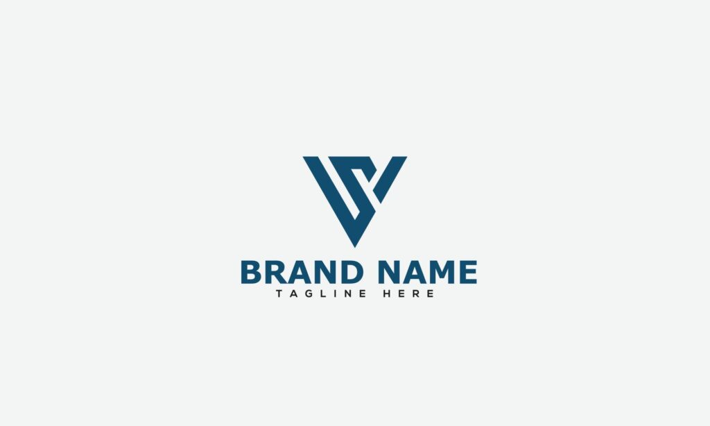 SV Logo Design Template Vector Graphic Branding Element Stock Free