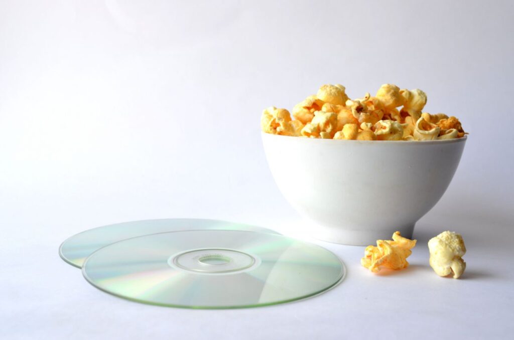 Popcorn Movie Disc Stock Free