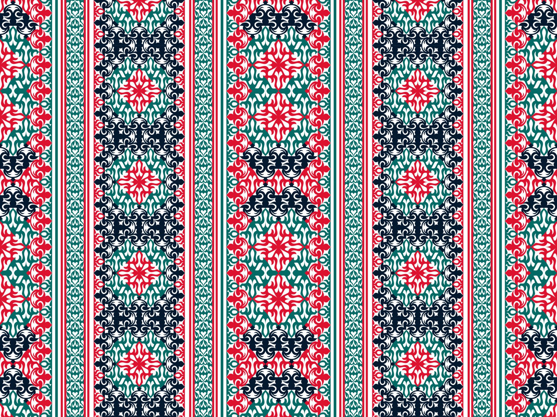 elegant ethnic pattern background Free Vector