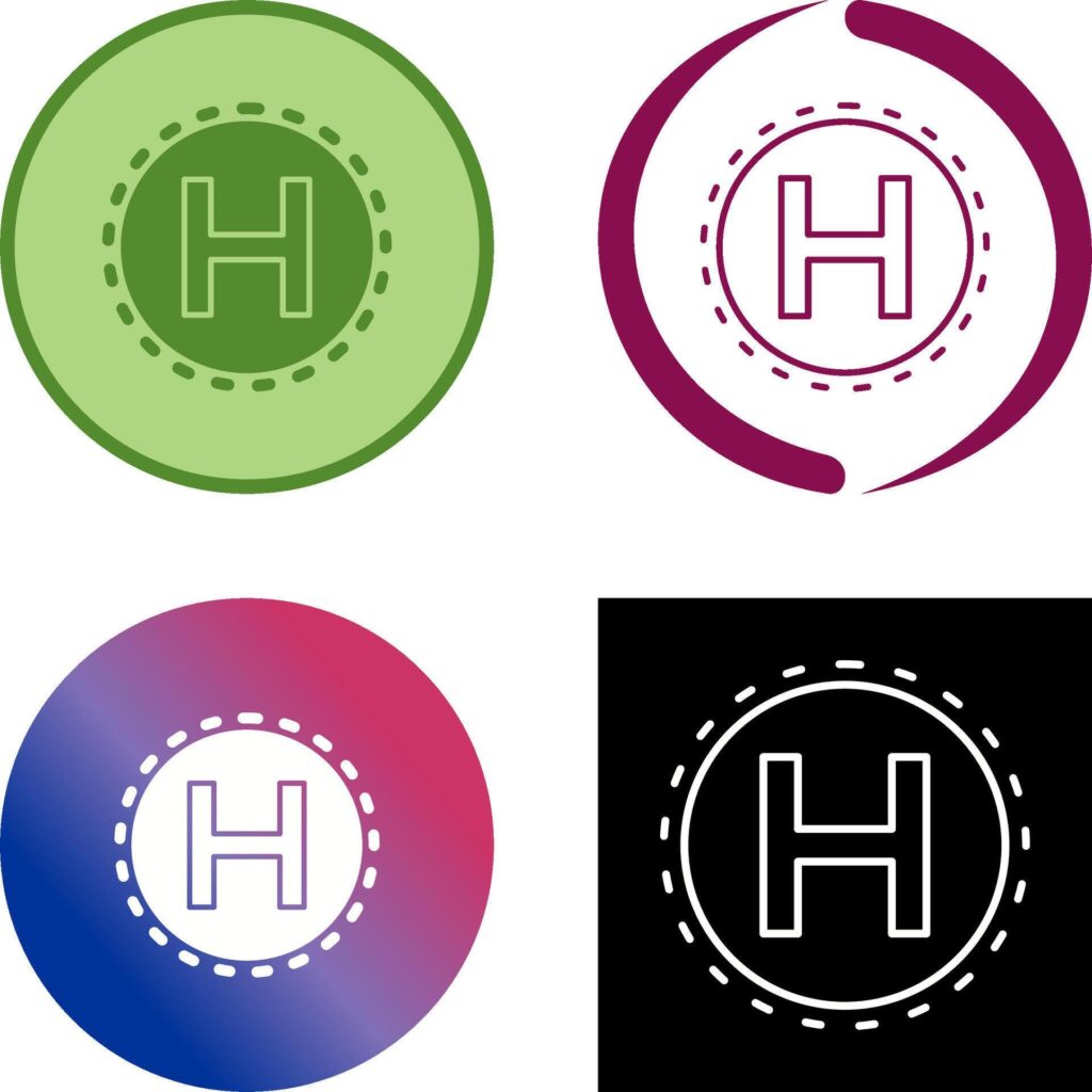 Helipad Icon Design Stock Free