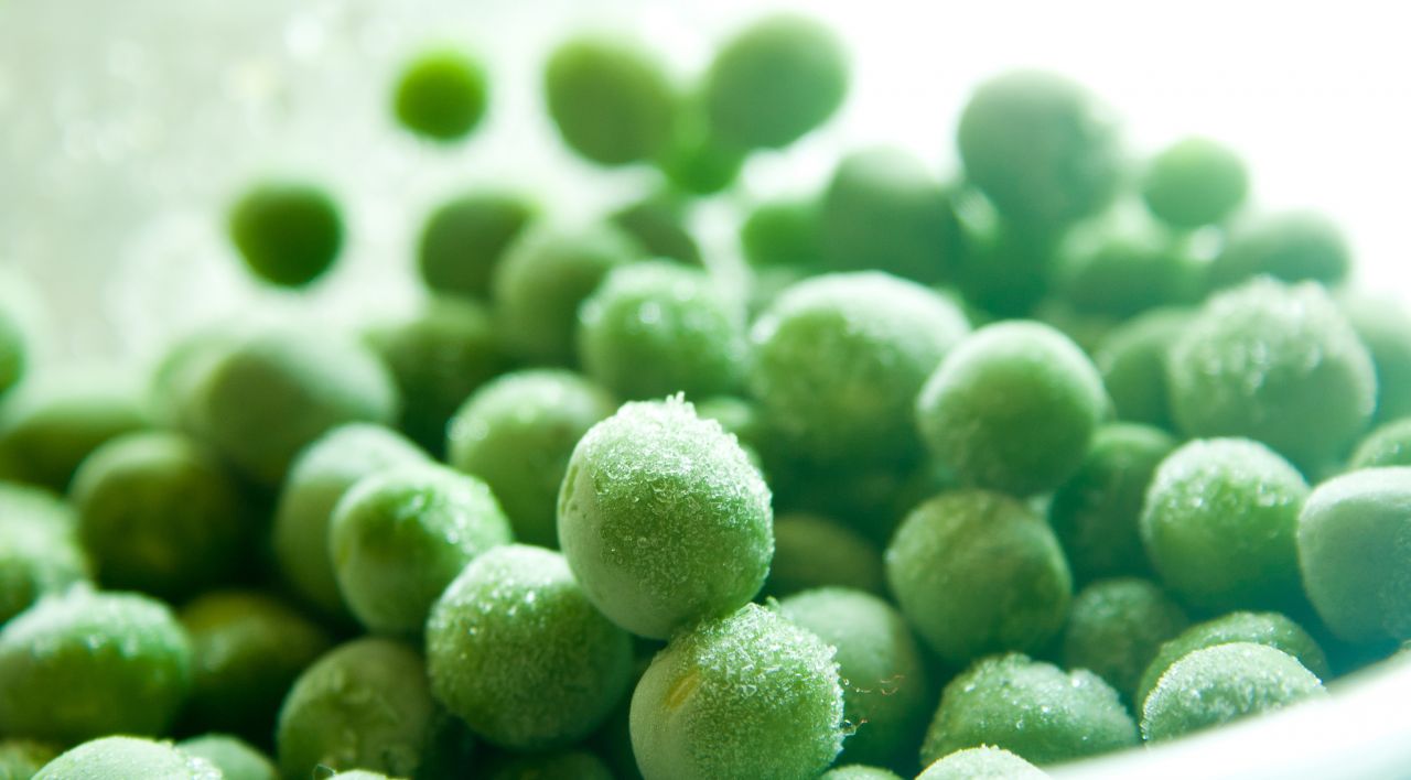 Frozen Vegetables Peas Stock Free