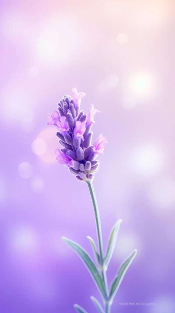 Lavender flower background. Illustration Stock Free