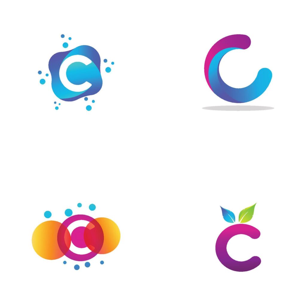 C Letter Logo Template Stock Free