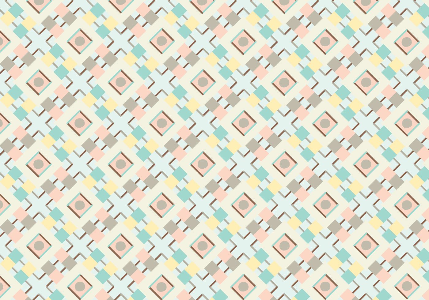 Pastel Geometric Abstract Pattern Vector Free Vector and Free SVG