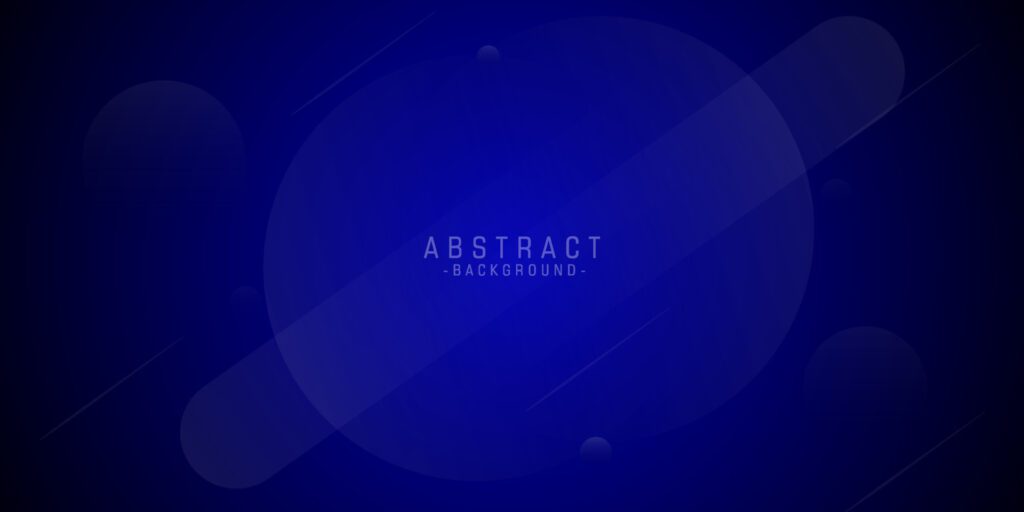 Modern geometry abstract circle background with dark blue background design. Vector Eps 10 Free Vector