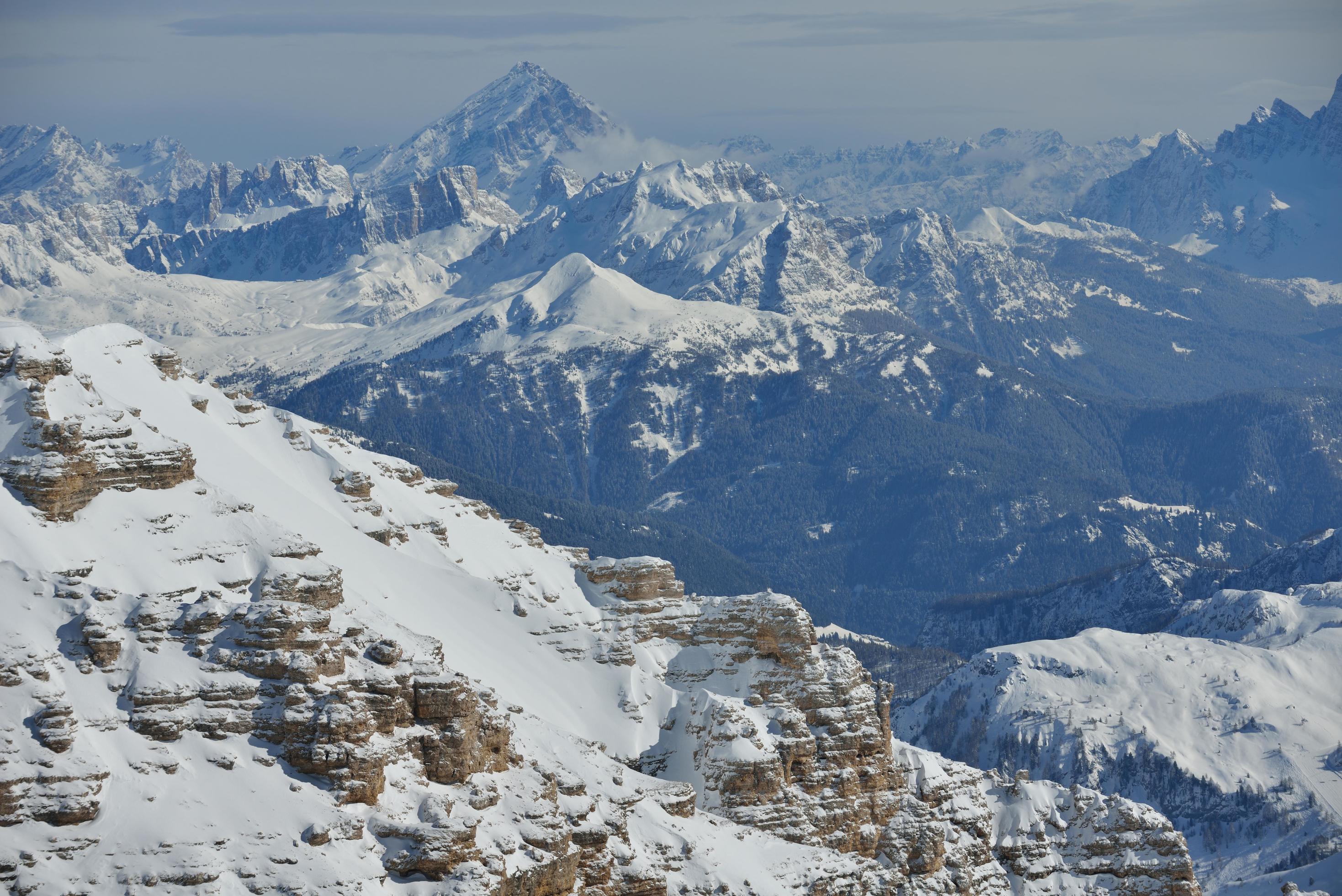 mountain winter nature Stock Free