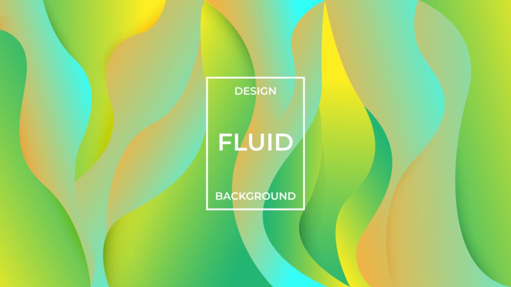 Abstract Colorful Fluid Background For Banner, Website Backdrop, Flyer, Design Promotion And Business Presentation Free Vector