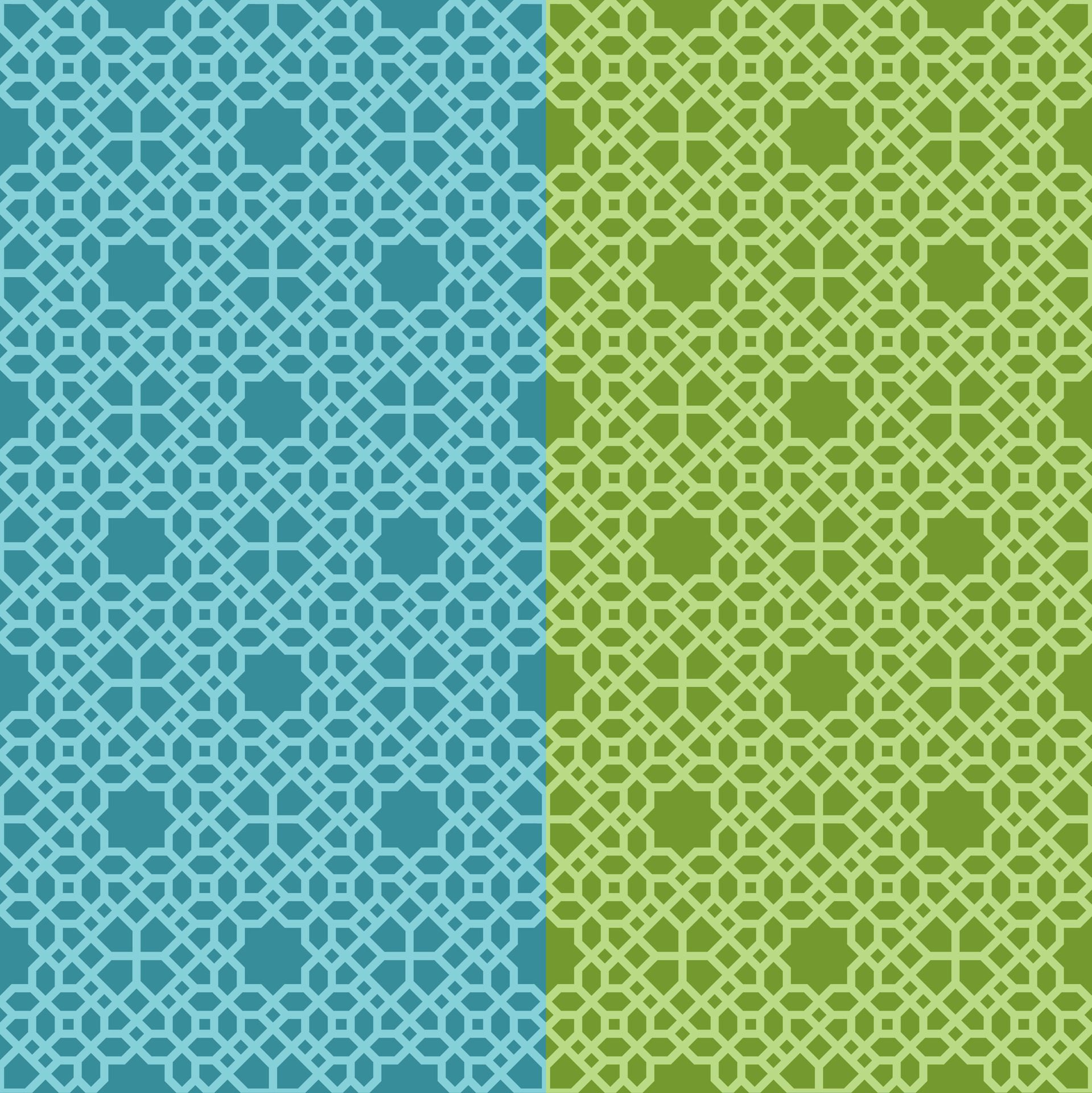 Islamic Ornament Seamless Pattern Design Free Vector