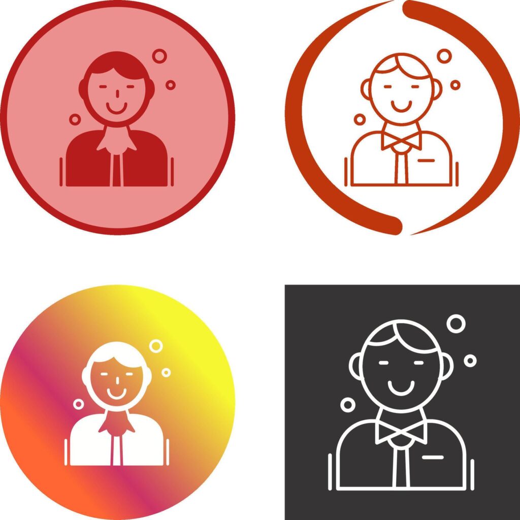 Employee Icon Design Stock Free