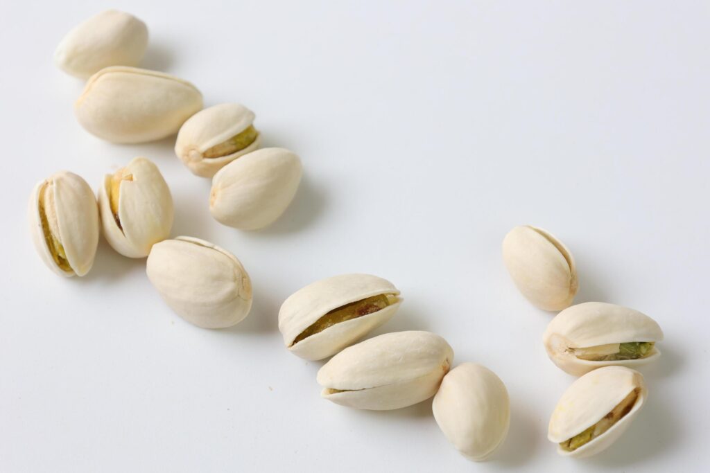 Pistachio nut isolated on white background Stock Free