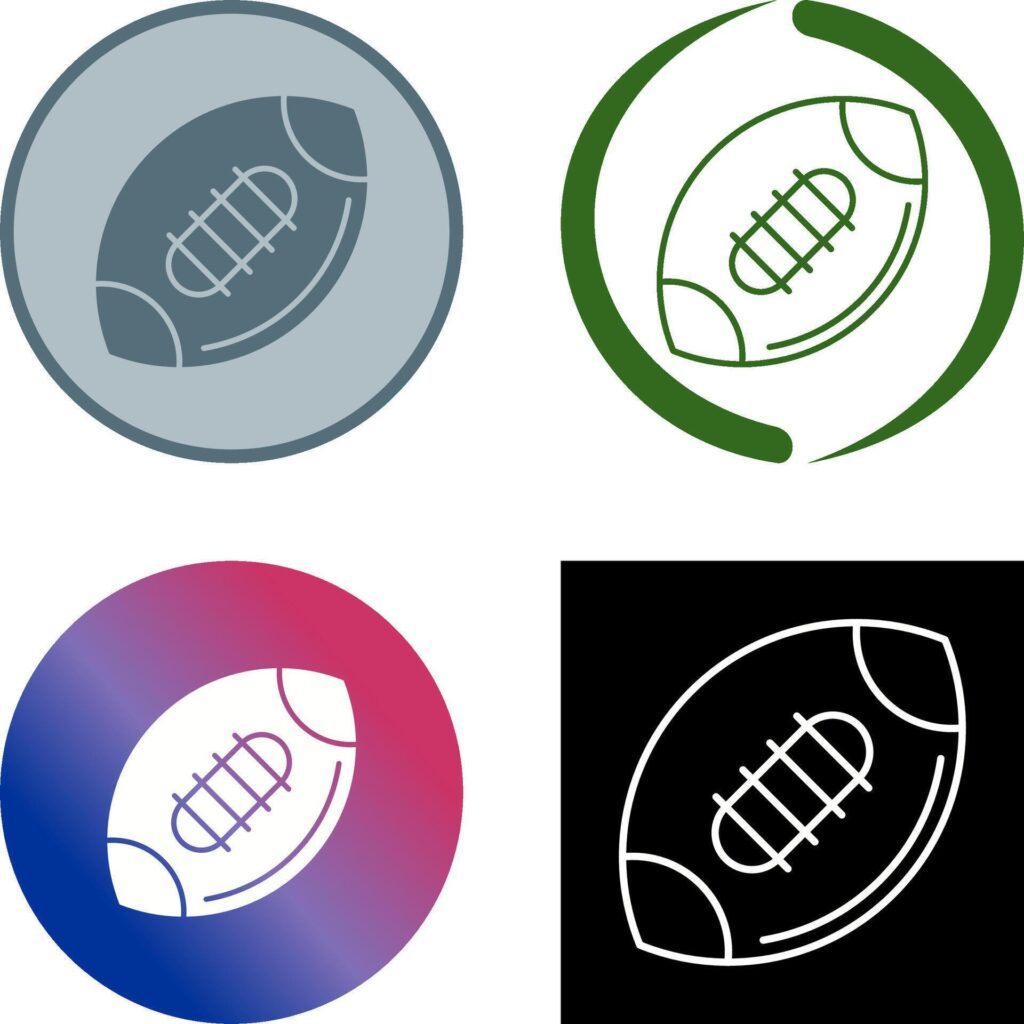 Football Icon Design Stock Free