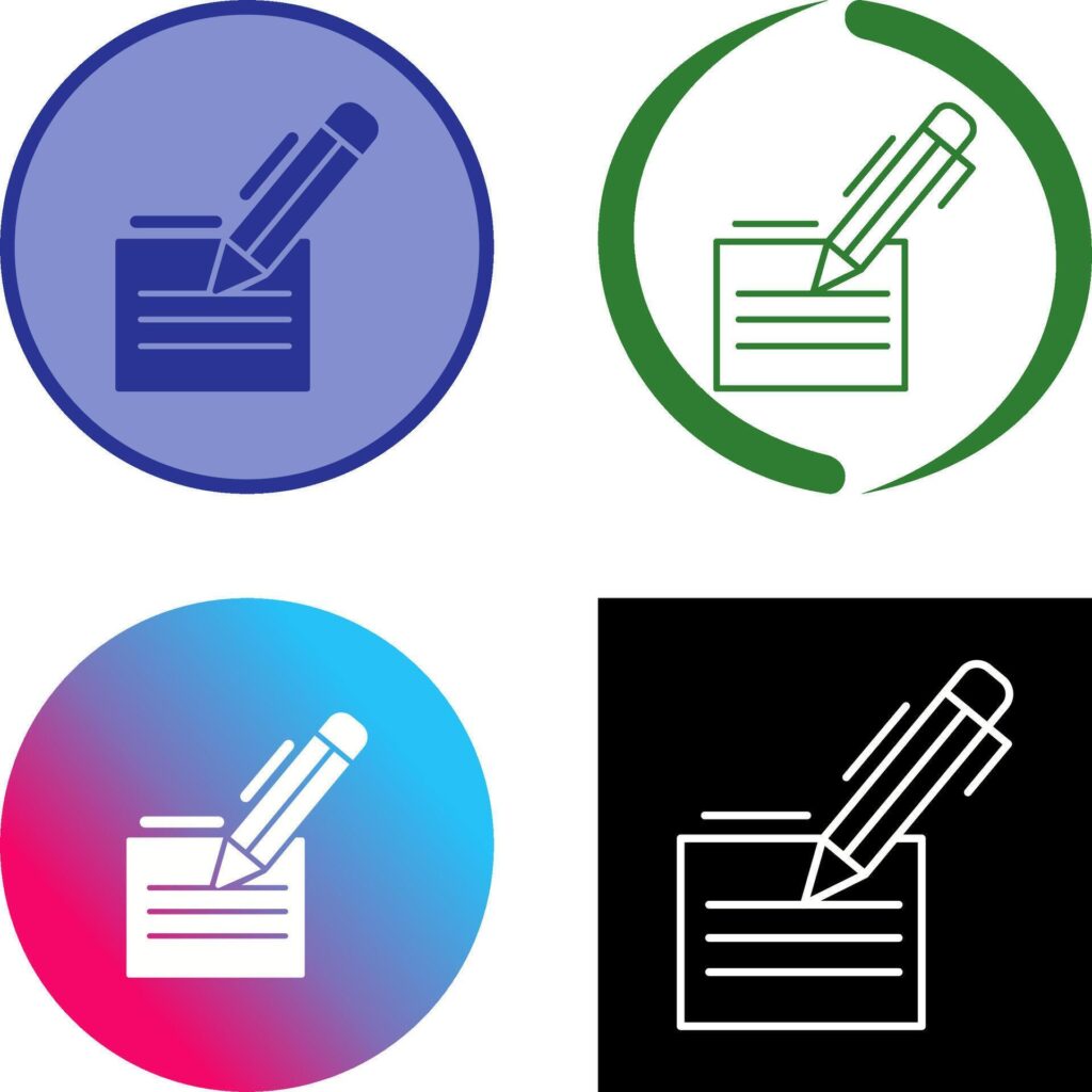 Pen Icon Design Stock Free