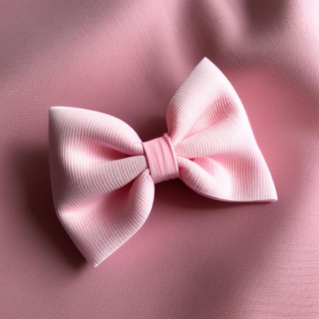 Pink, soft, cute, bow by @ai_generated