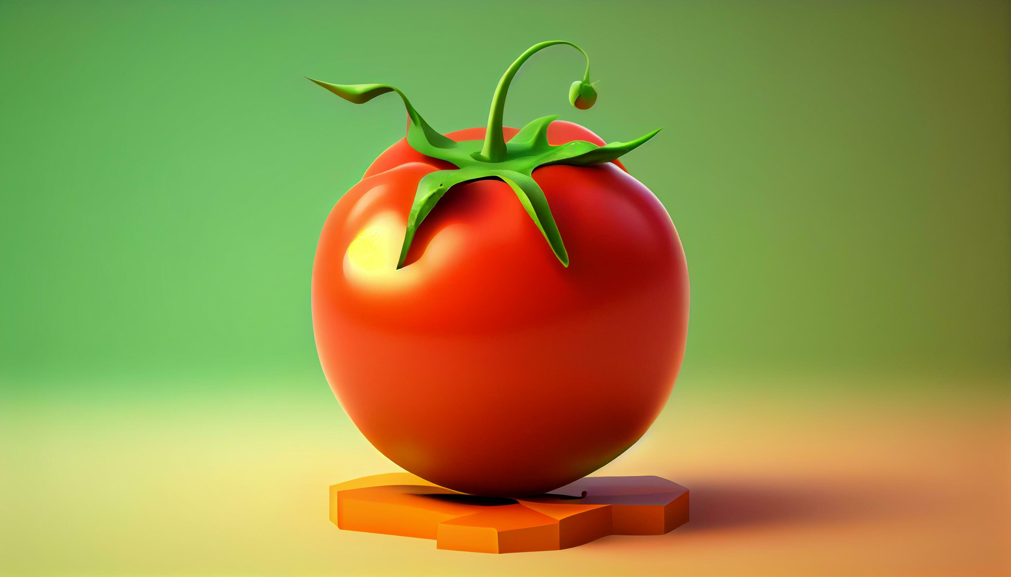 fresh red tomato healthy food ,generative AI Stock Free