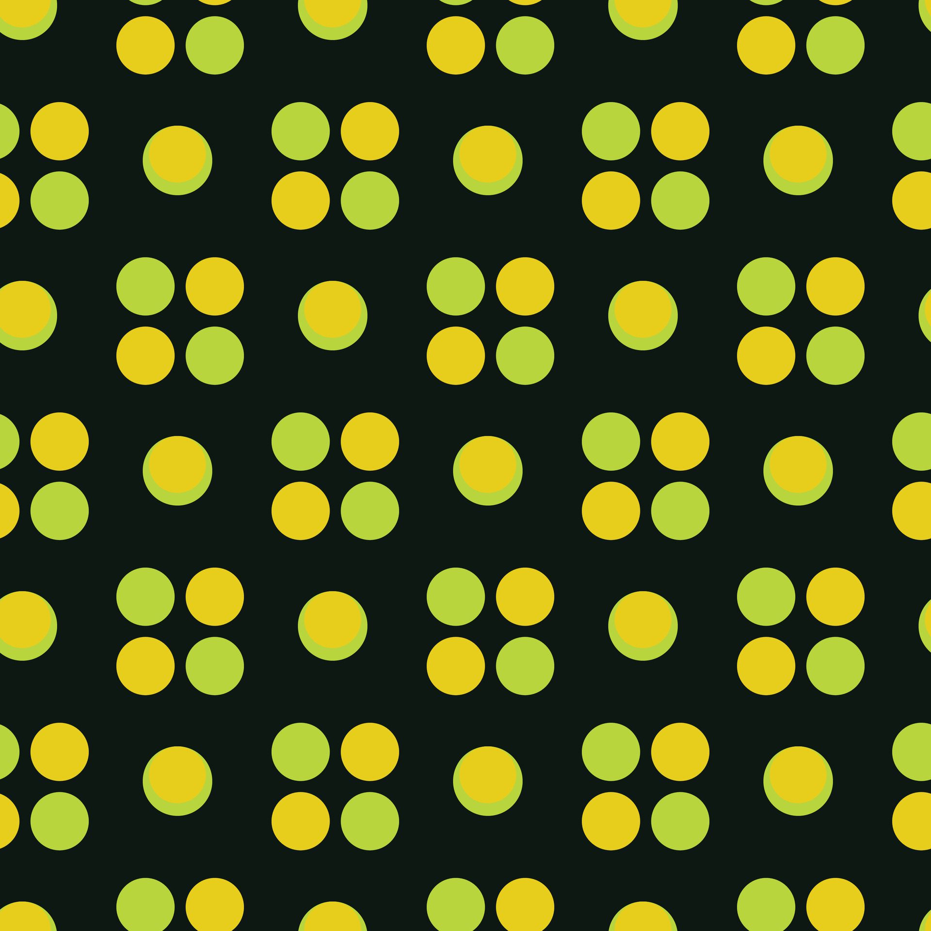 Circles And Dots Seamless Pattern Design Free Vector