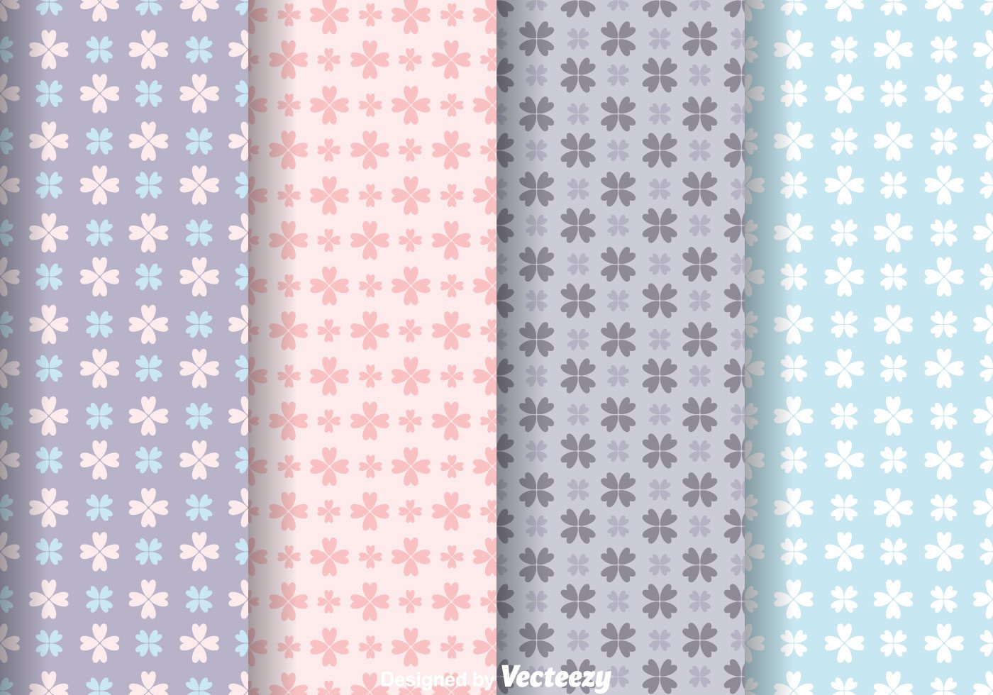 Love Flower Girly Pattern Vectors Free Vector and Free SVG