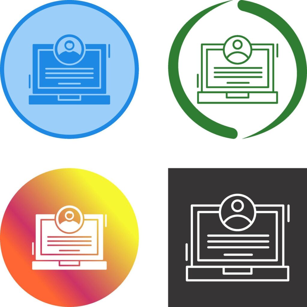 CV Icon Design Stock Free