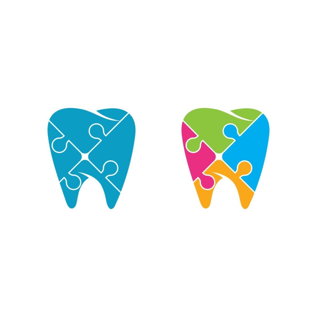 Dental logo Template vector Stock Free