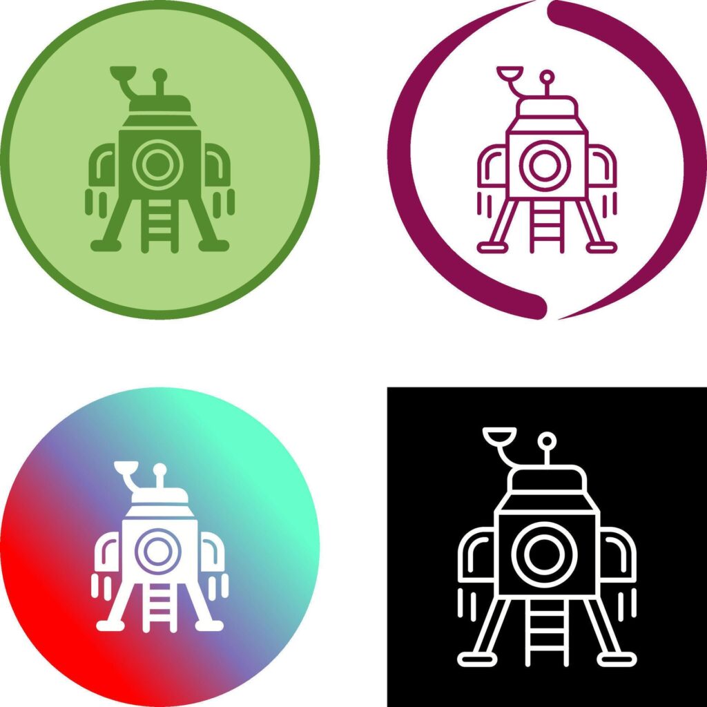 Lander Icon Design Stock Free