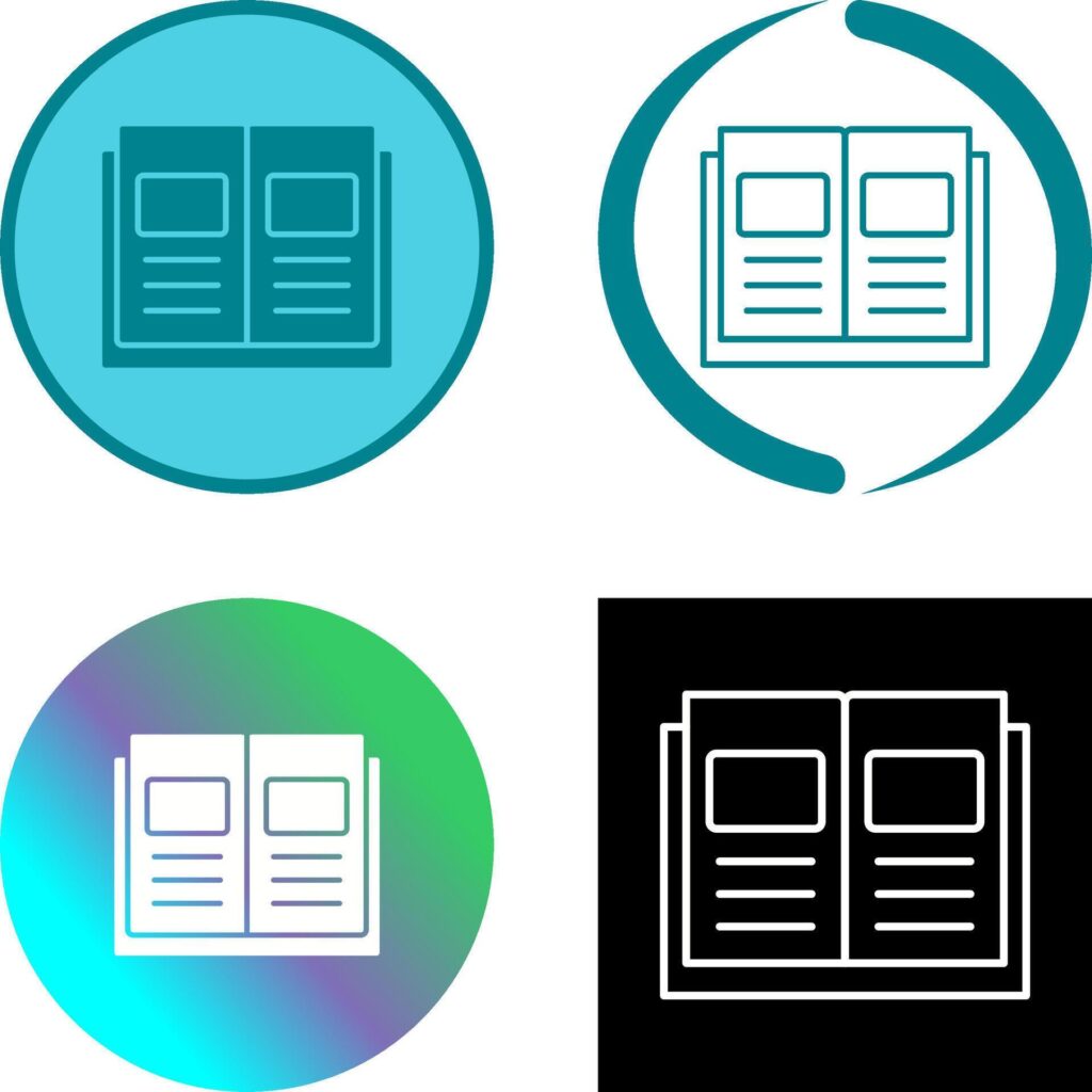 Ebook Icon Design Stock Free