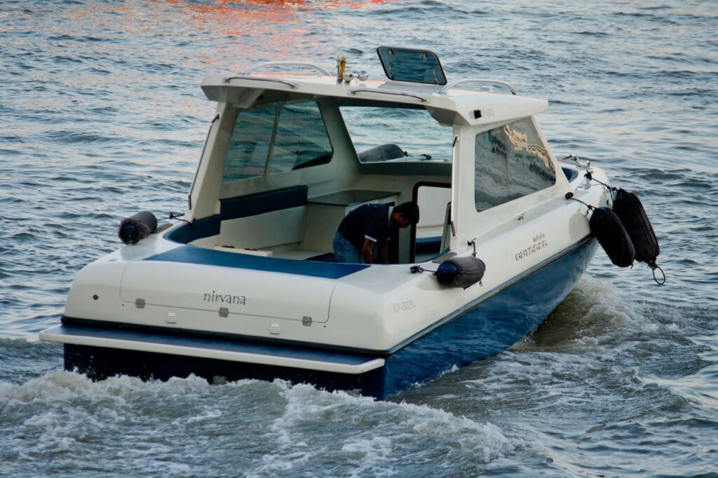 Motor Speed Boat Stock Free