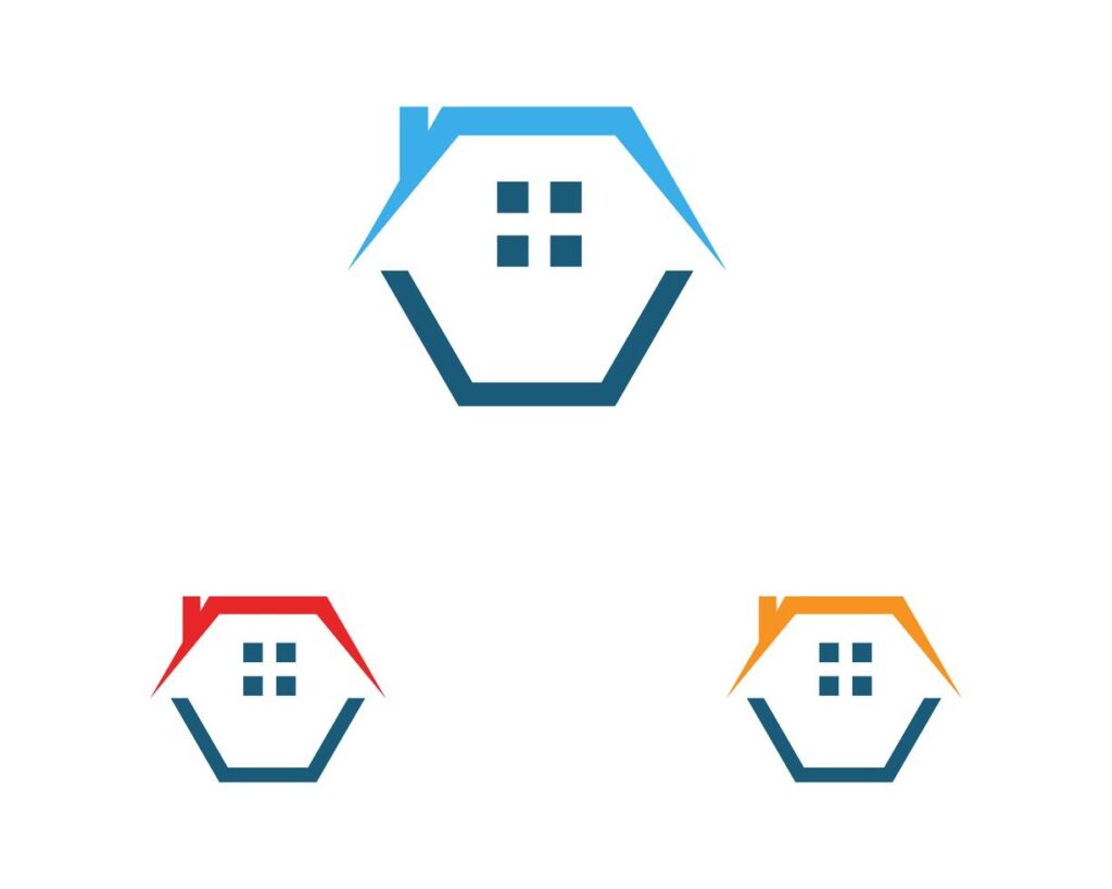 home buildings logo and symbols icon template Stock Free