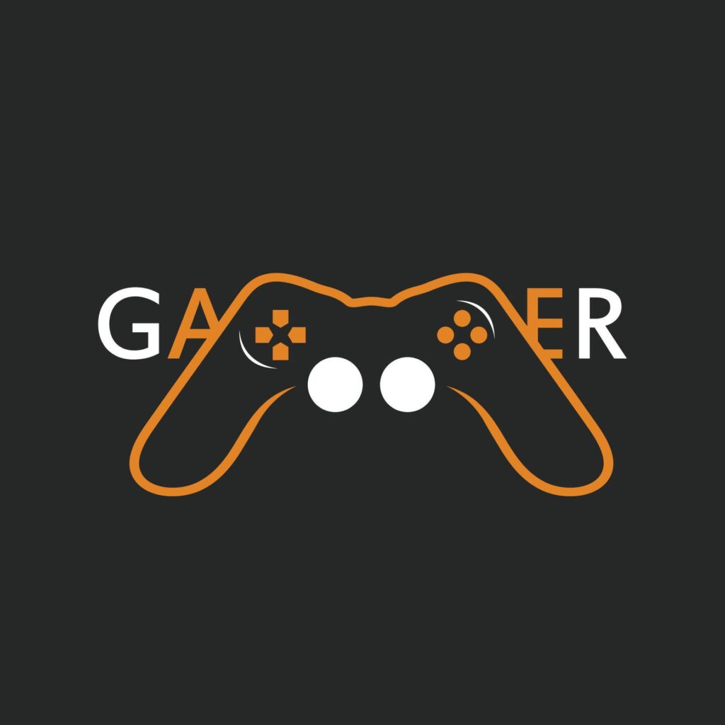 Joystick Game Controller Logo Icon Stock Free