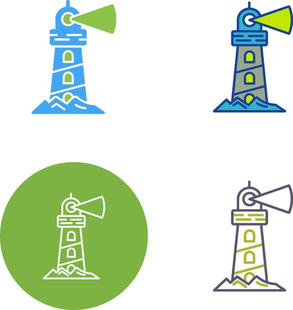 Lighthouse Icon Design Stock Free