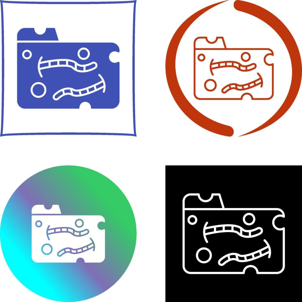 Worm Icon Design Stock Free