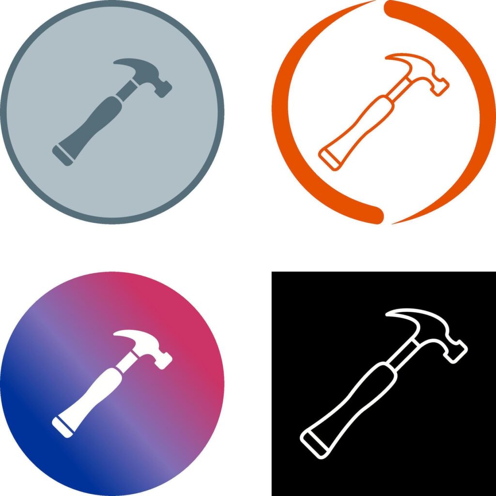 Nail Puller Icon Design Stock Free