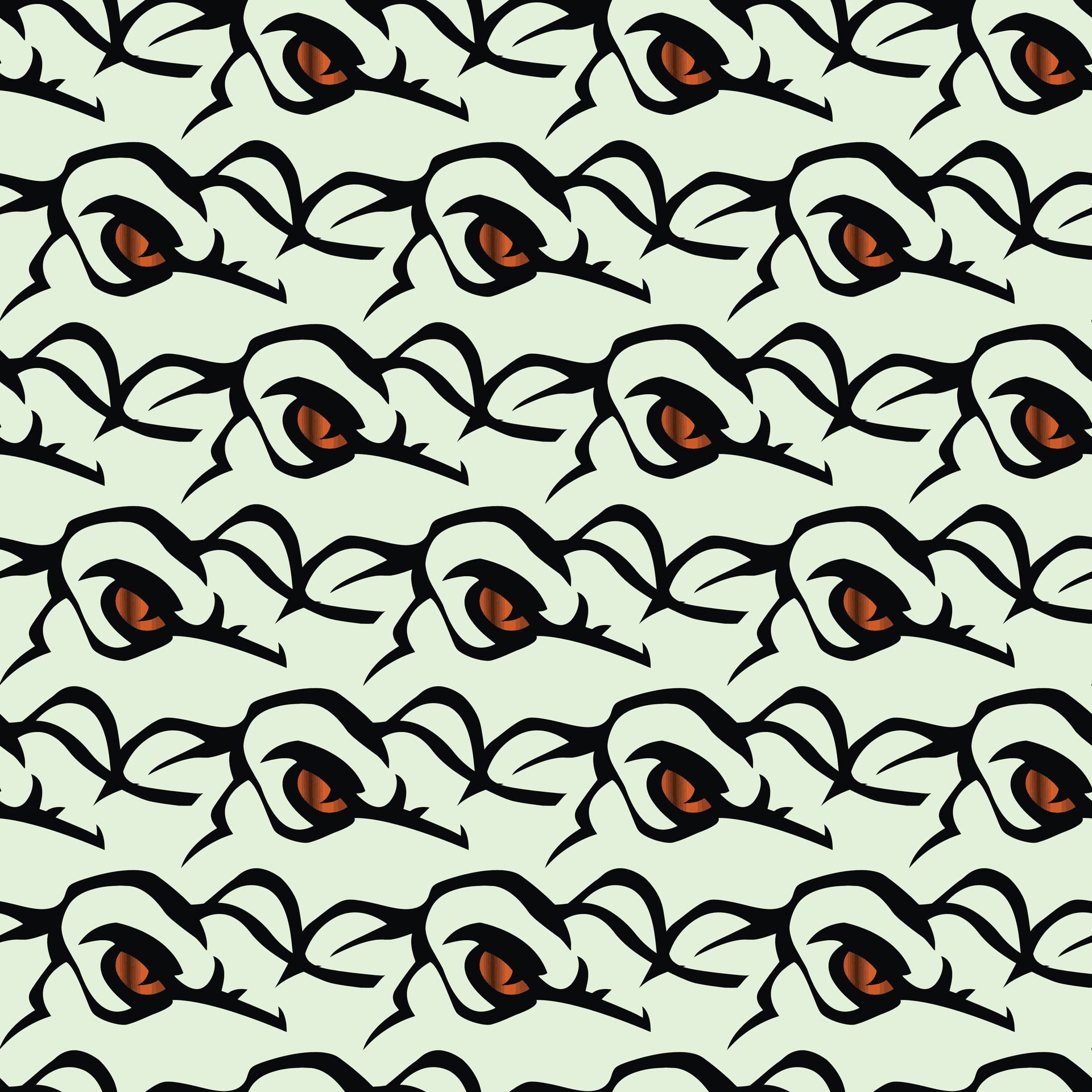 crocodile eyes Seamless-Pattern-Design Free Vector