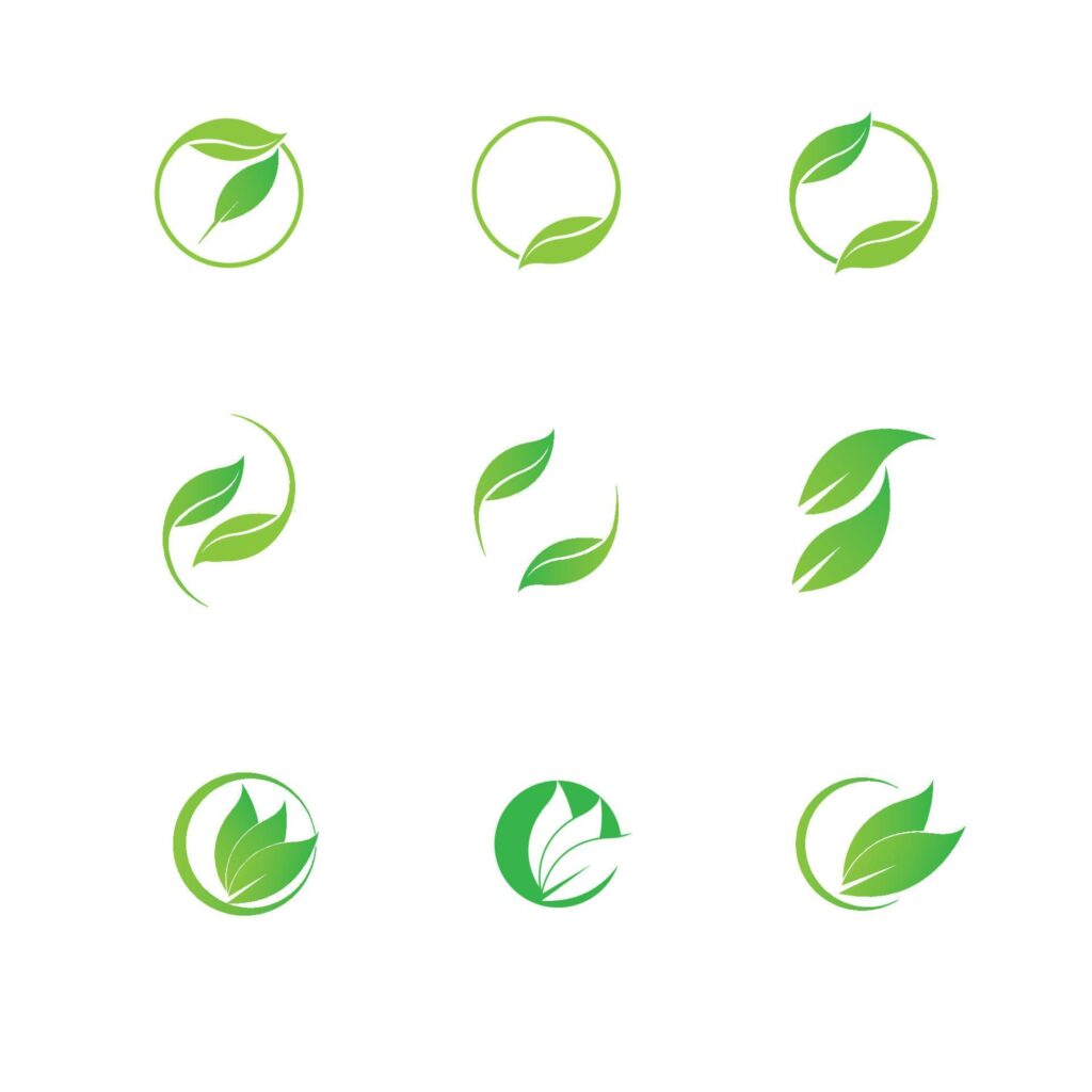 Logos of green leaf ecology nature element vector icon Stock Free and Free SVG