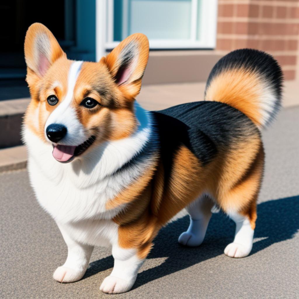 Corgi by @54nhiu59 by @ai_generated