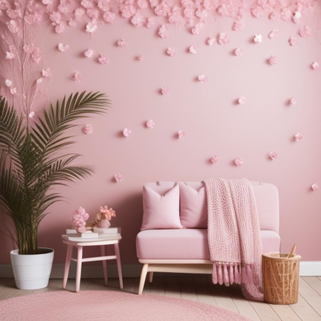 Background, A delicate pink by @ai_generated