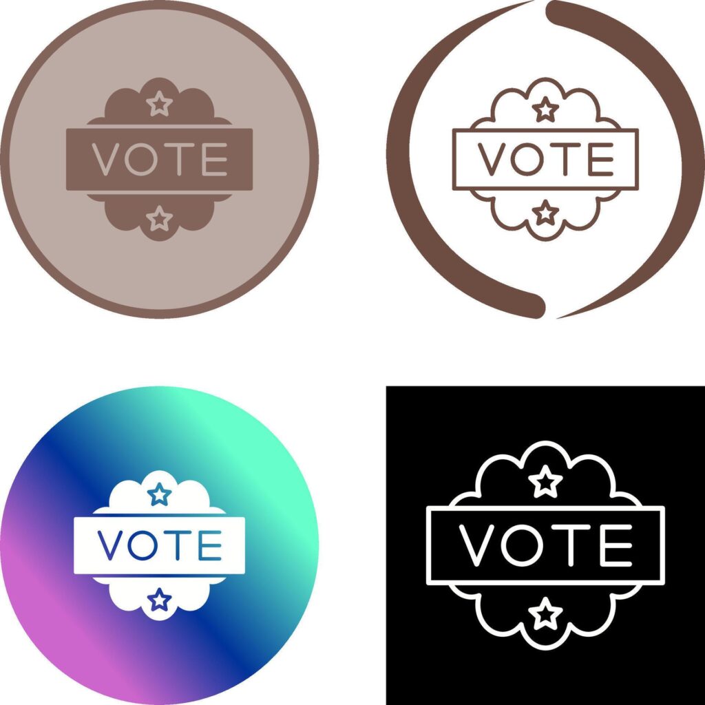 Vote Icon Design Stock Free