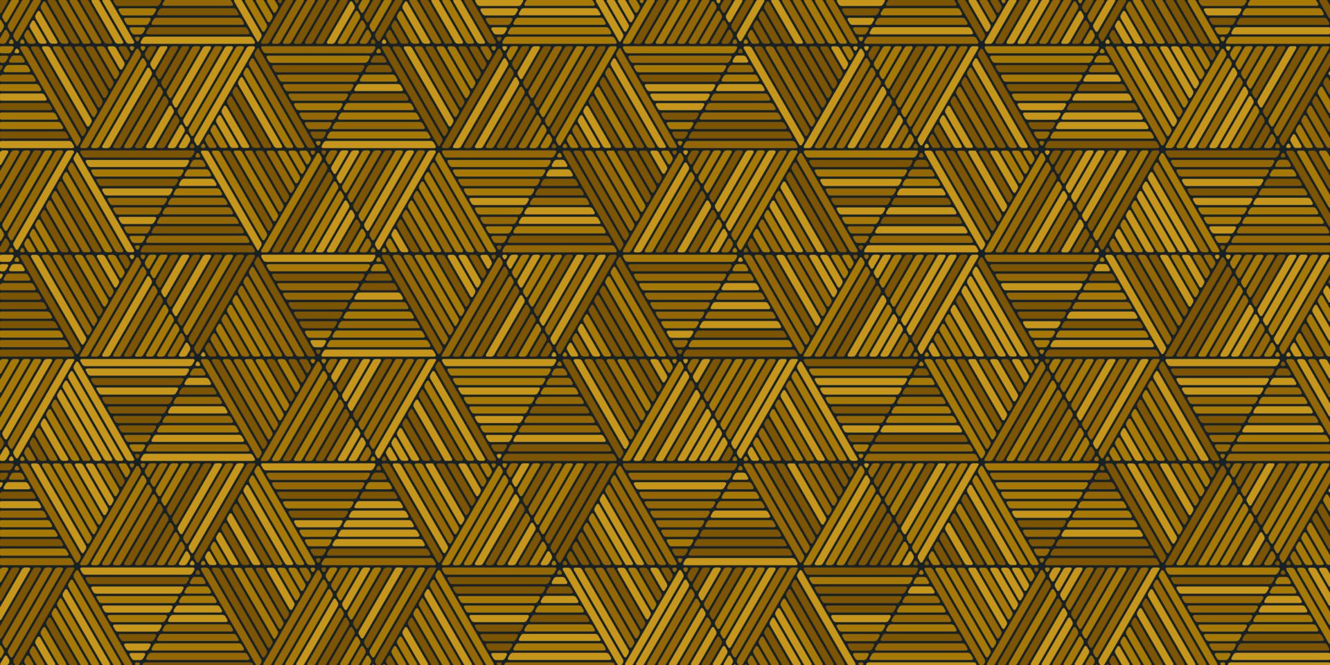 Geometric pattern with stripes wooden background weave design Free Vector