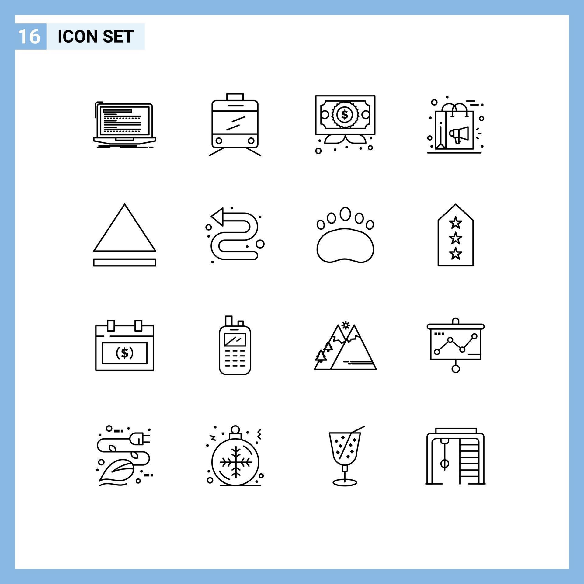 16 Creative Icons Modern Signs and Symbols of arrows campaign certificate shopping digital Editable Vector Design Elements Stock Free