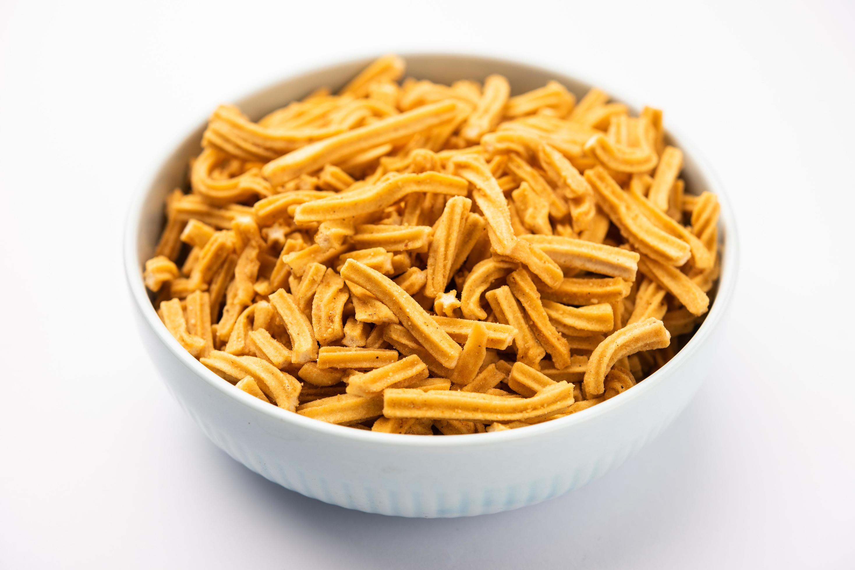 Salted Soya Sticks Indian namkeen food Stock Free