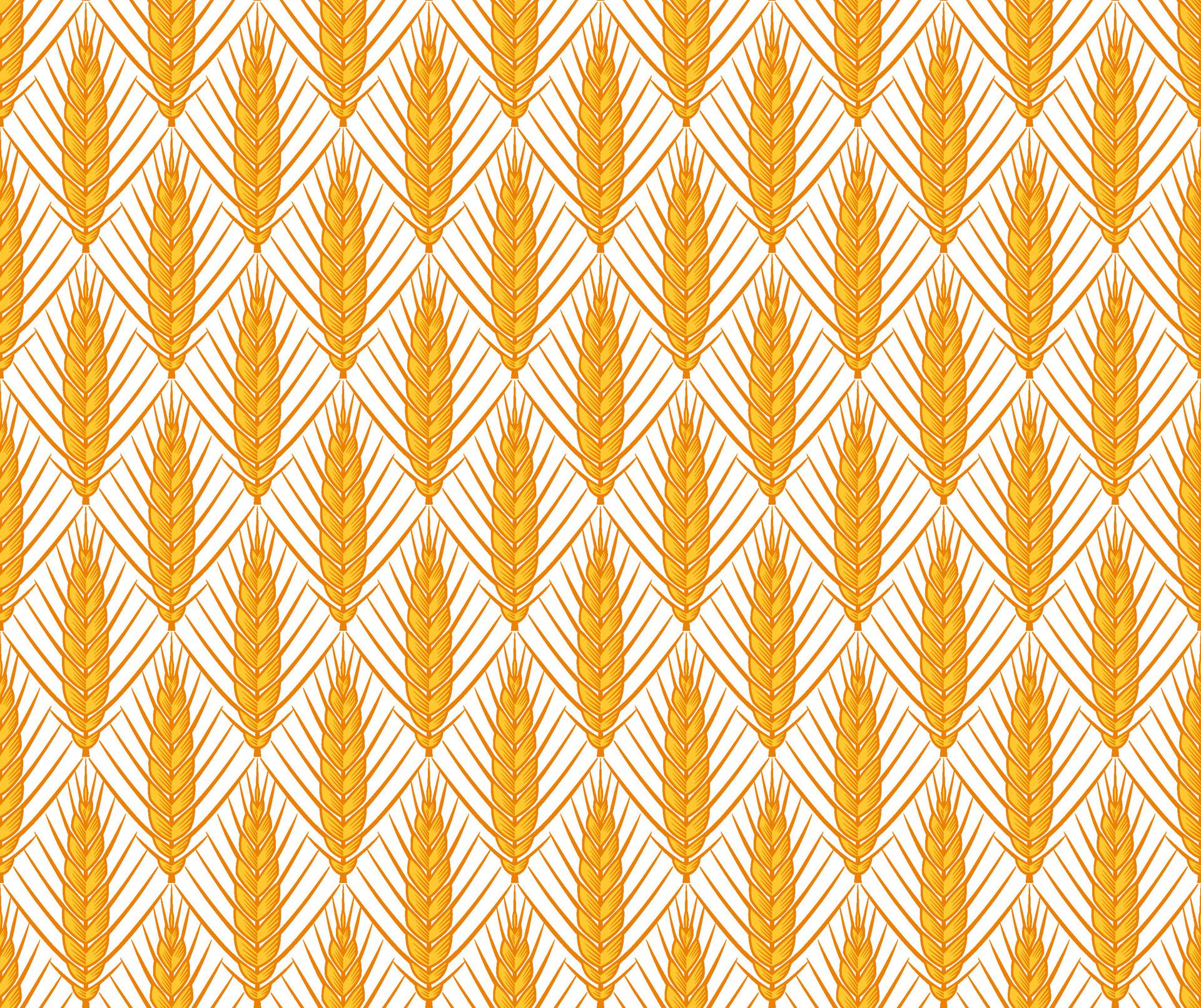 Cereal ears seamless pattern Free Vector